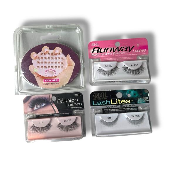 ARDELL Eyelashes Fake Eye Lashes Runway Fashion Lashes Lashlites New 4 Sets - Picture 11 of 11